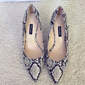 Ninewest Snake Print Pump